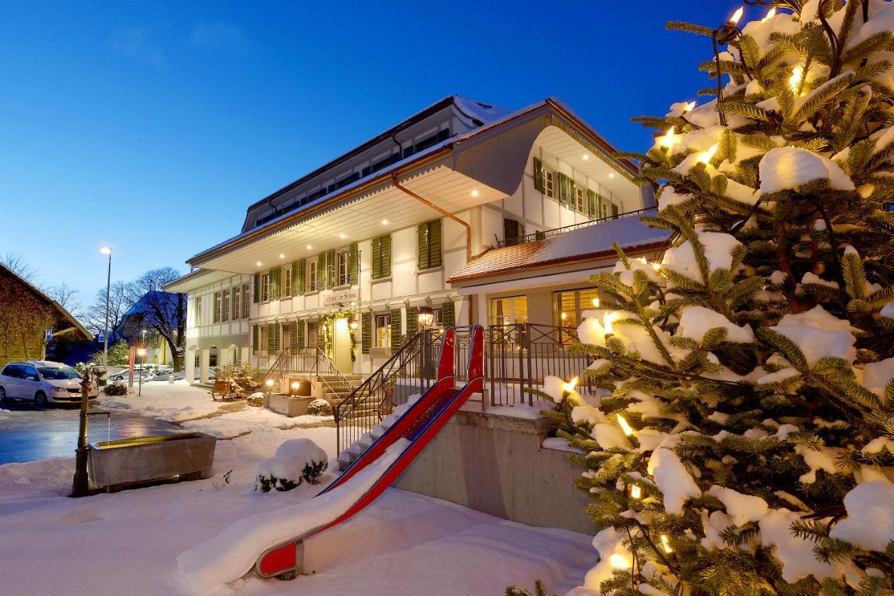 Gasthof Zum Schluessel La Meridienne Fribourg Sa Ueberstorf 외부 사진