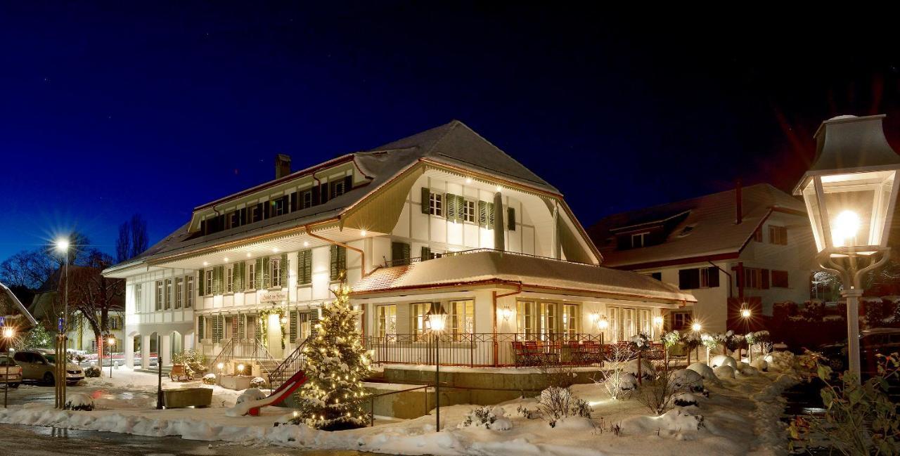 Gasthof Zum Schluessel La Meridienne Fribourg Sa Ueberstorf 외부 사진