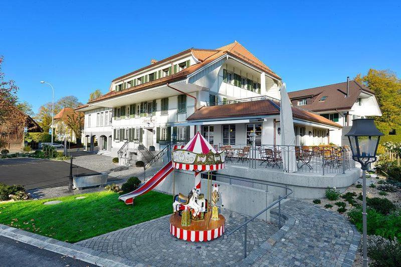 Gasthof Zum Schluessel La Meridienne Fribourg Sa Ueberstorf 외부 사진