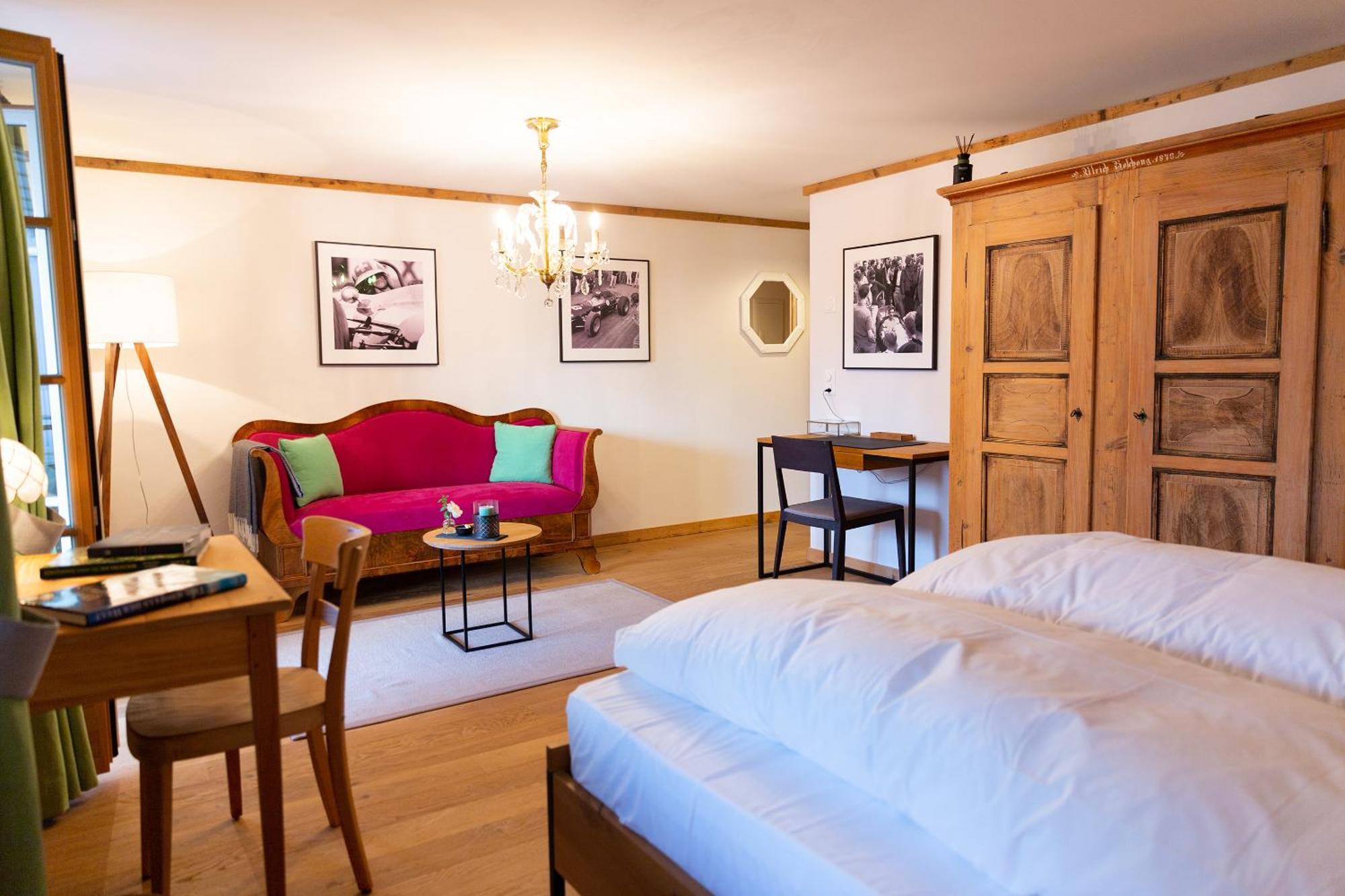 Gasthof Zum Schluessel La Meridienne Fribourg Sa Ueberstorf 객실 사진