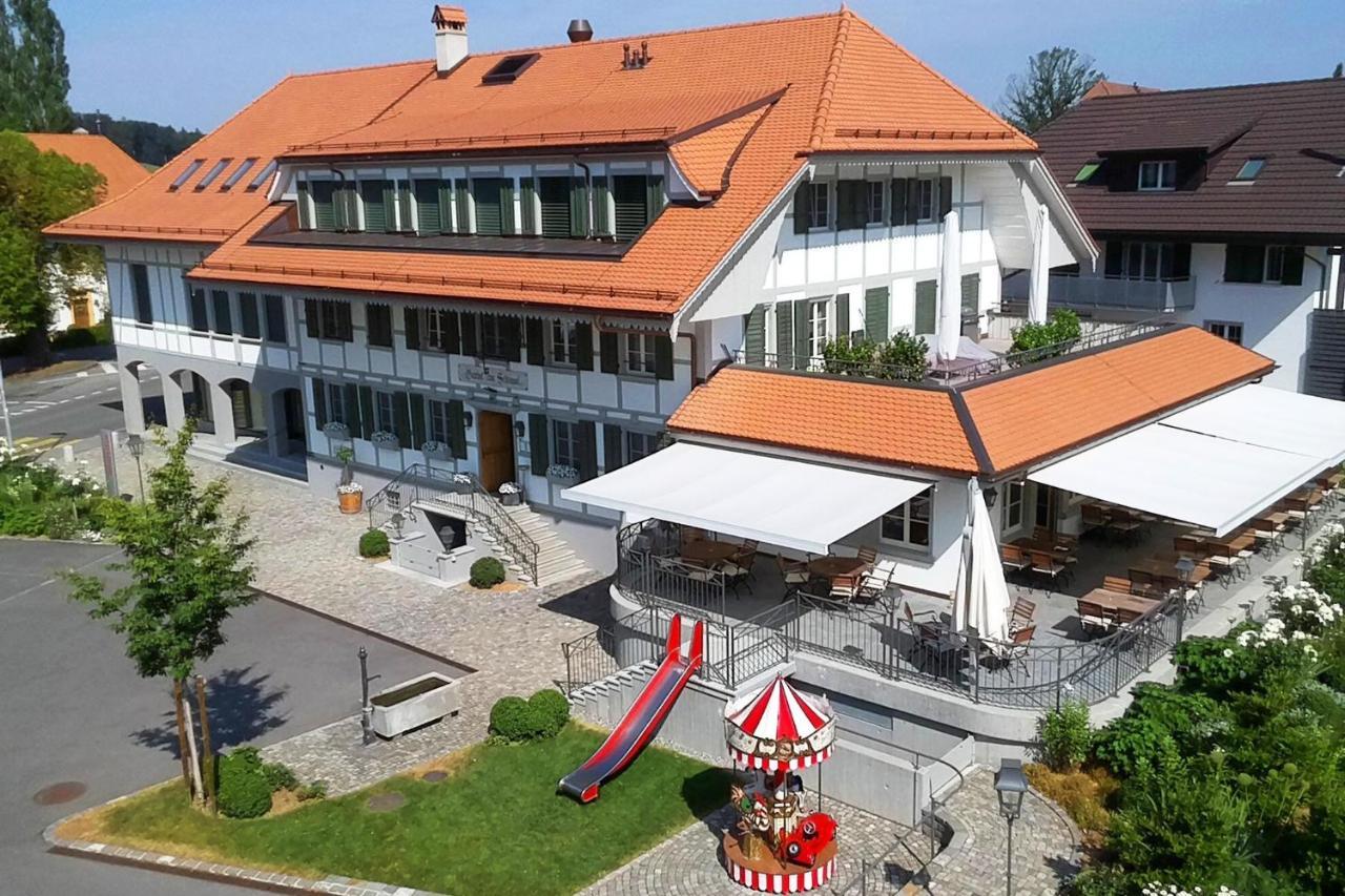 Gasthof Zum Schluessel La Meridienne Fribourg Sa Ueberstorf 외부 사진